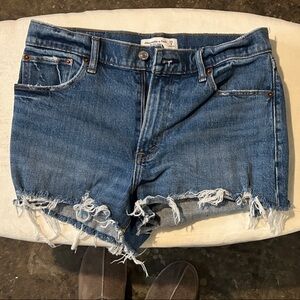 Abercrombie & Fitch Blue Denim “Mom” Shorts